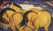 Franz Marc The Little Yellow Horses (mk34) USA oil painting artist